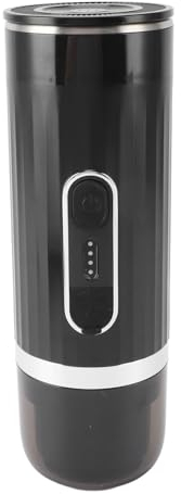Cafetera Eléctrica Portátil, 3 en 1 Cafetera Expreso Portátil Prueba de Fugas Aislamiento Térmico Máquina de café Expreso Carga Rápida Cafetera Eléctrica para Viajes en Coche