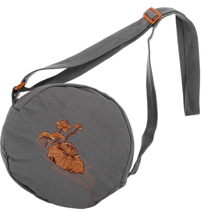 Toyvian Meditation Bag Singing Bowl Storage Buddha Sound Bowl Case in Cotton Fabric