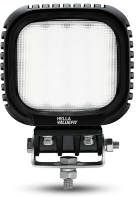 HELLA Valuefit 1GA 357 109-201 - Faro da lavoro a LED S5000 – 12 V – 5000 lm – Montaggio – Sistema di stiratura – Illuminazione vicino – Quantità: 1