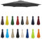 2m-3.5m Replacement Parasol Canopy, Umbrella Replacement Fabric, Garden Umbrella Replacement Cover, Outdoor Replacement Fabric, 6/8 Arms, replacement parasol fabric cover for Garden Umbrella(Gray,8rib