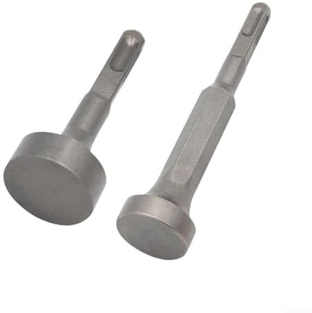 Heavy Duty Ground Rod Driver Set for SDS Plus Shank Install Fence Posts 2 Piece Steel Tool Ground Rod Driver for All SDS Plus Hammer Drills Steel,