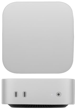 kwmobile Carcasa Compatible con Apple Mac Mini Accesorios - Funda de Silicona Protectora para Ordenador de Mesa Mini PC - Transparente