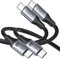 USB C Short Cable 2.6FT 2-Pack (100W,8K,10Gbps), 100W Fast Charging, Short USBC Data Cable 10Gbps,8K Video Display, USB 3.2 Gen 2 Cord for Portable Monitor KYY, Phone,Laptop,iPad Pro,Carplay, Camera