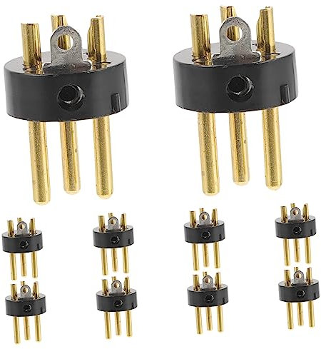 BESPORTBLE 10pcs Xlr Connector Plug for Microphone Adapter Microphone Audio Cable Xlr Balance Adapter