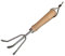 F Fityle Coltivatore Manuale con Manico, attrezzo da Giardinaggio ergonomico Portatile in Acciaio Inossidabile, sarchiatore Manuale per Giardinaggio in parchi,