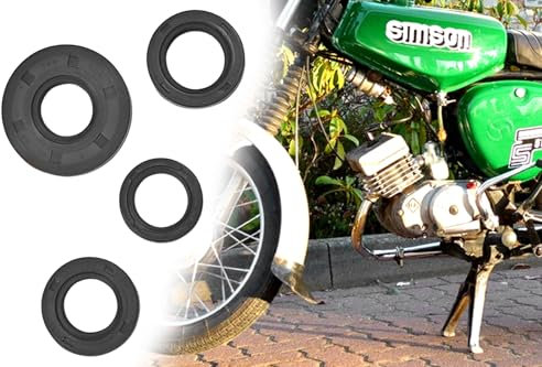 Wellendichtringe 4 Stk Simmerringe für Simson Motor S51, S53, S70, S83, SR50, SR80, KR51/2 M500 - M700