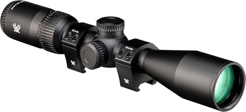 Vortex Triumph HD 3-9x40 Second Focal Plane, 1-inch Tube Riflescope Kit - Dead-Hold BDC (MOA) Reticle, 1 Hunter Rings - 0.90 Low Height, Neoprene Cover - Unlimited, Unconditional Warranty