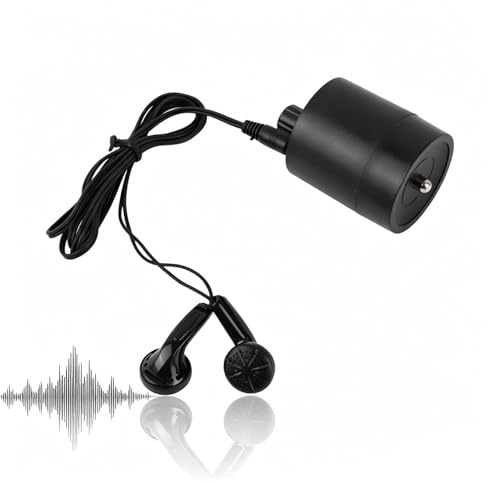 Sound Amplifier, Listen Through Walls Listening Device Amplifier, High Strength Wall Microphone Voice Listen Detector Audio Ear Listening Device for Home