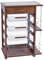 LIBEROSHOPPING.EU - LA Tua CASA in Un Click Carrello da Cucina Porta Frutta con cassetto e portabottiglia (Noce)
