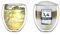 Creano doppelwandige Gläser 400ml „DG-Bauchig“, 2er Set, großes Thermoglas doppelwandig aus Borosilikatglas, Kaffeegläser, Teegläser, Latte Gläser, Doppelwandgläser