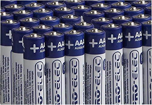 PRO ELEC PSG91110 Ultra Alkaline AAA Batteries 100 Pack (Bulk)