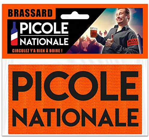 Les Tresors De Lily [A0684] – Humorvolles Armband 'Picole Nationale' Orange – Einheitsgröße