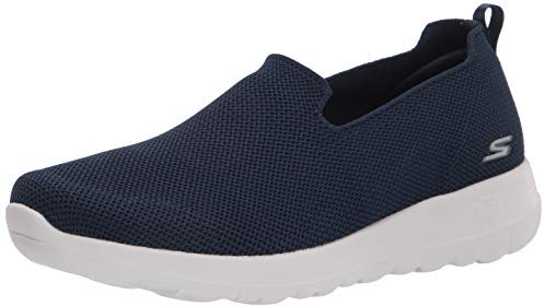 Skechers Walking - Zapatillas Deportivas para Mujer, Azul Marino/Blanco, 36.5 EU