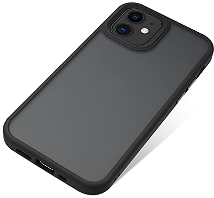 nevox StyleShell Invisio Schutzhülle für Handys mit 13,7 cm (5,4 Zoll), Schwarz, Transparent