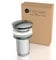 instmaier E3 Vidage de lavabo sans trop-Plein | Bouchon de vidange Universel | Vanne de vidange pour lavabo | Bouchon Pop Up pour lavabo Salle de Bain | Vidage pour Tous Types de lavabos
