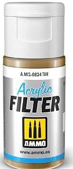 ACRYLIC FILTER TAN JAR 15 ML (5/21) *