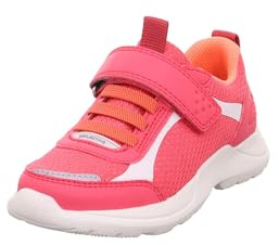 Superfit Mädchen Rush Sneaker, Pink Orange 5500, 34 EU