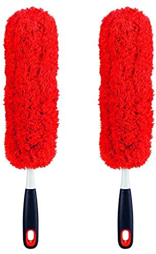 OXO Mikrofaser Handstaubwedel (2er-Set) Polyester Weich 317.5 g Reinigung Staubwedel Flexibel Waschbar Zum Abstauben