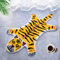 Tigerförmiger Teppich, Tiger-Badematte für Badezimmer, gelber Tigerteppich, Fußmatte, rutschfest, Cartoon-Tierdruck, Teppich, saugfähig, Badewannenteppich, Schlafzimmer, 100.3x59.9 cm
