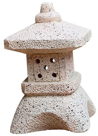 Luz solar asiática pagoda linterna zen jardín pagoda solar faroles de pagoda al aire alimentado por energía solar Pagoda Zen Pagoda japonesa lámpara de pagoda linterna luz palacio