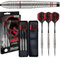 Harrows Rage Tungsten Style Darts | Steeldarts-Set mit Tragetasche | 21g, 22g, 23g & 24g| Enthält Speedline-Schäfte und 100-Mikron-Rage-Flights (22g)