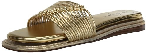 Jessica Simpson Damen Belarina Sandale-Plateau, Gold, 39 EU