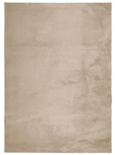 vidaXL Teppich HUARTE Kurzflor Weich und Waschbar Sandfarben 200x280cm