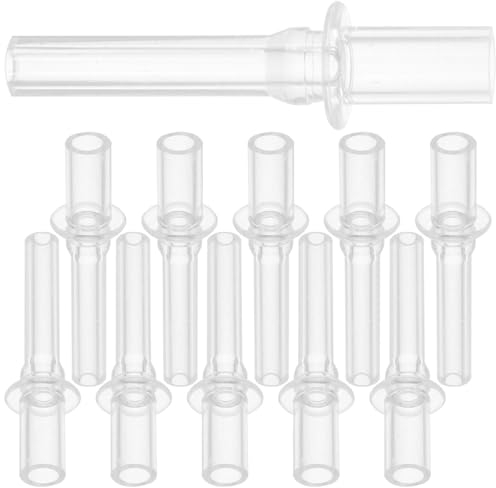 Alasum Silicone Straw Tips 10pcs Replacement Straws for Water Bottle Detachable Straw Reusable Silicone Cut Short to Fit Any Big Jug Bottle