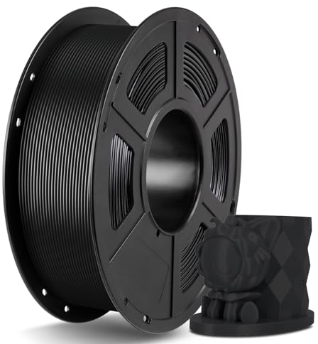 ANYCUBIC PETG Filament Schwarz 1KG, 3D Druckmaterialien 1,75mm Filament PETG für Meisten 3D Drucker
