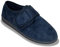 Padders Men's Wide Fit Touch Fasten Slipper Navy 9 UK