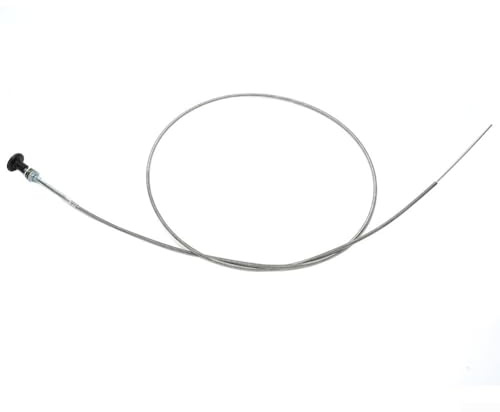 160 cm Chokezug Ersatz, Drosselkabel Gaszug, Kabel kompatibel mit Rasenmäher Radantrieb Motorbremse, Universal-Bowdenzug, Push, Pull, Choke Pull 50 mm Hub, Gaszug, 9.25mm Ø Thread, 14mm Length thread