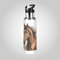 Yopersonalizes Bouteille d'eau isotherme avec paille - 1 l - Peinture de cheval - En acier inoxydable - Anti-fuite - Pour voyage, salle de sport