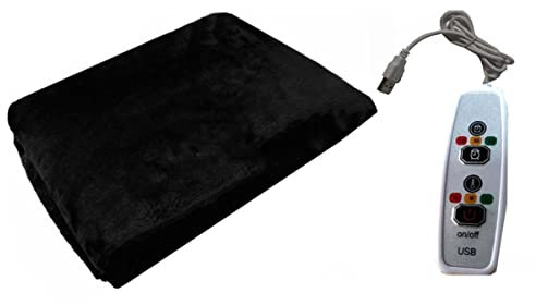 Cabilock Elektrischer USB Heizdecke Wärmeschal Schnelles Aufheizen Energiesparend Weicher Komfortabler Für Winter Nacken Schulter Portable USB-heizdecke Für Pc Powerbank Auto