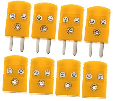 Generisch 2 Paar K-typ-thermoelement-stecker-buchsen-stecker, Männlich, Weiblich, Adapter Für Thermoelement-draht, Hochpräzise Messung Für Industrie- Und Laborzwecke