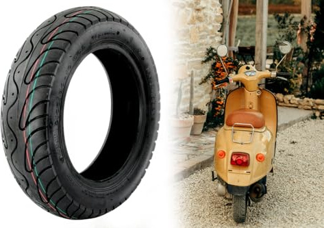 Roller Reifen 90/90 x 10 Zoll VRM 134 Straßenprofil, TL 50J bis 190kg 100km/h, Diagonalreifen, verstärkt, Vee Rubber