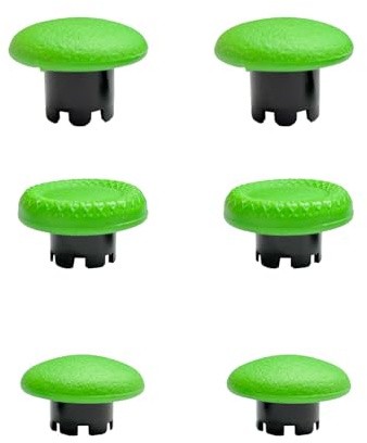 Palillos para mando PS5 Edge, palas de repuesto para controlador PS5 Dualsense, piezas de accesorios 6 en 1 para PS5 Dualsense Edge, kit de reparación de joystick analógico (verde)