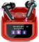 Thunelec Auriculares Bluetooth, Auriculares Bluetooth 5.4 con Bajos Icmmersivos Rojo