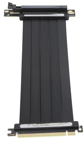 Sxhlseller Verlängerungskabel, GPU Riser Cable Black PCIE4.0 X16 Segmentiertes Design für RTX3090TI RTX3090 für RTX3070TI RTX3070 (250 mm)