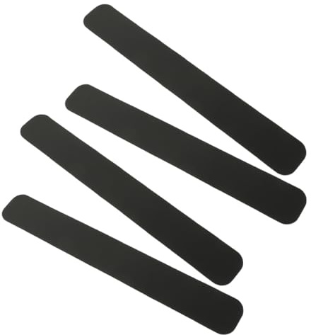 SKISUNO Fahrrad Kettenschutz 4 Stück Silikon Schwarz Flexibel Kratzfest für Mountainbikes Rennräder und Fatbikes mit Schutzfolie für Freizeit und Geländefahrten