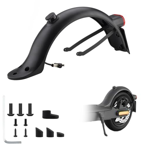 Foymlon E Scooter Schutzblech Hinten,Elektroroller Hinterer Kotflügel Electric Scooter Kompatibel für Xiaomi E Roller Mi M365 1S Pro Pro 2
