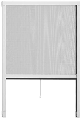 Fenster Insektenschutz Rollo 125x150cm kürzbar weiss 102220101-VH