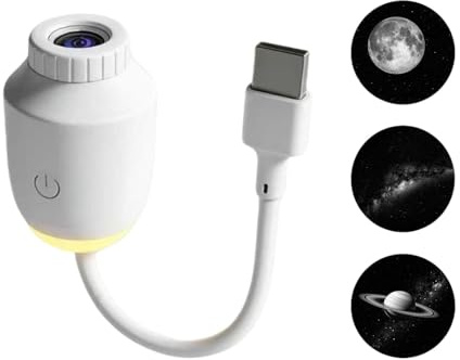 Generisch Light Projector - LED Eye Caring Star, USB Mini Galaxy Projector | 360° Rotating Dream Sky Lamp, For Bedroom Meditation Kids Sleep Party Use