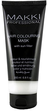 Makki semi-permanente Haarfärbung Maske farbe und ernährung Weiß/White