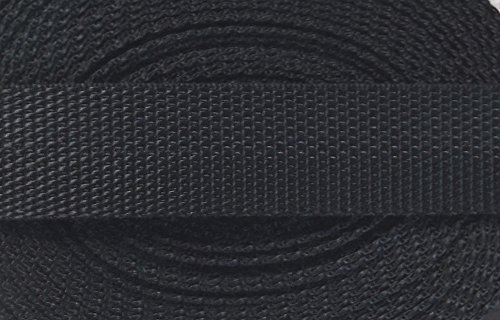 3 m PP Gurtband 20 mm schwarz