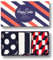 Happy Socks 3-Pack Classic Navy Socks Geschenkbox farbenfrohe und fröhliche Socken für Männer und Frauen, Blau-Weiß-Rot Größe 41-46