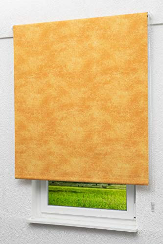 LYSEL Outlet - Verdunkelungsrollo Gelborange, (B x H) 102.50cm x 190cm in orange/gelborange