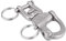 Grillete giratorio Marine Boat, grillete giratorio giratorio de mandíbula de acero inoxidable 316 con anillo de acero pequeño reemplazo para velero Spinnaker Halyard(70mm)