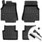 moto-MOLTICO 3D Gummimatten Auto, 4-teiliges Set, Allwetter Gummi Fußmatten, Antirutsch & Wasserfest Autoteppiche - passend für Mercedes-Benz A-Klasse II W169 2004-2012