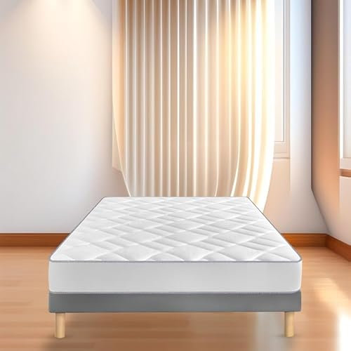 by sommiflex SOMMIER TAPISSIER Gris 140x190 cm | Fabrication FRANÇAISE ARTISA