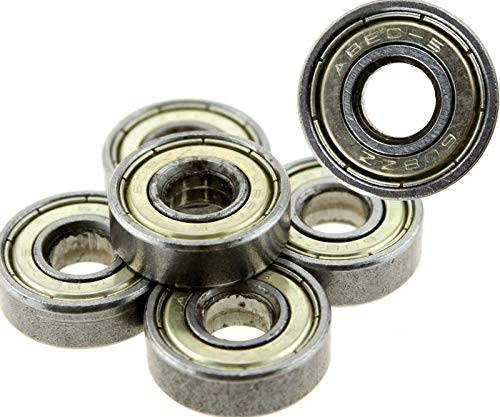 The Lord of the Tools 608zz ABEC-5 Skateboard-Radlager, tiefe Rillen, Roller, Kugellager, 10 Stück